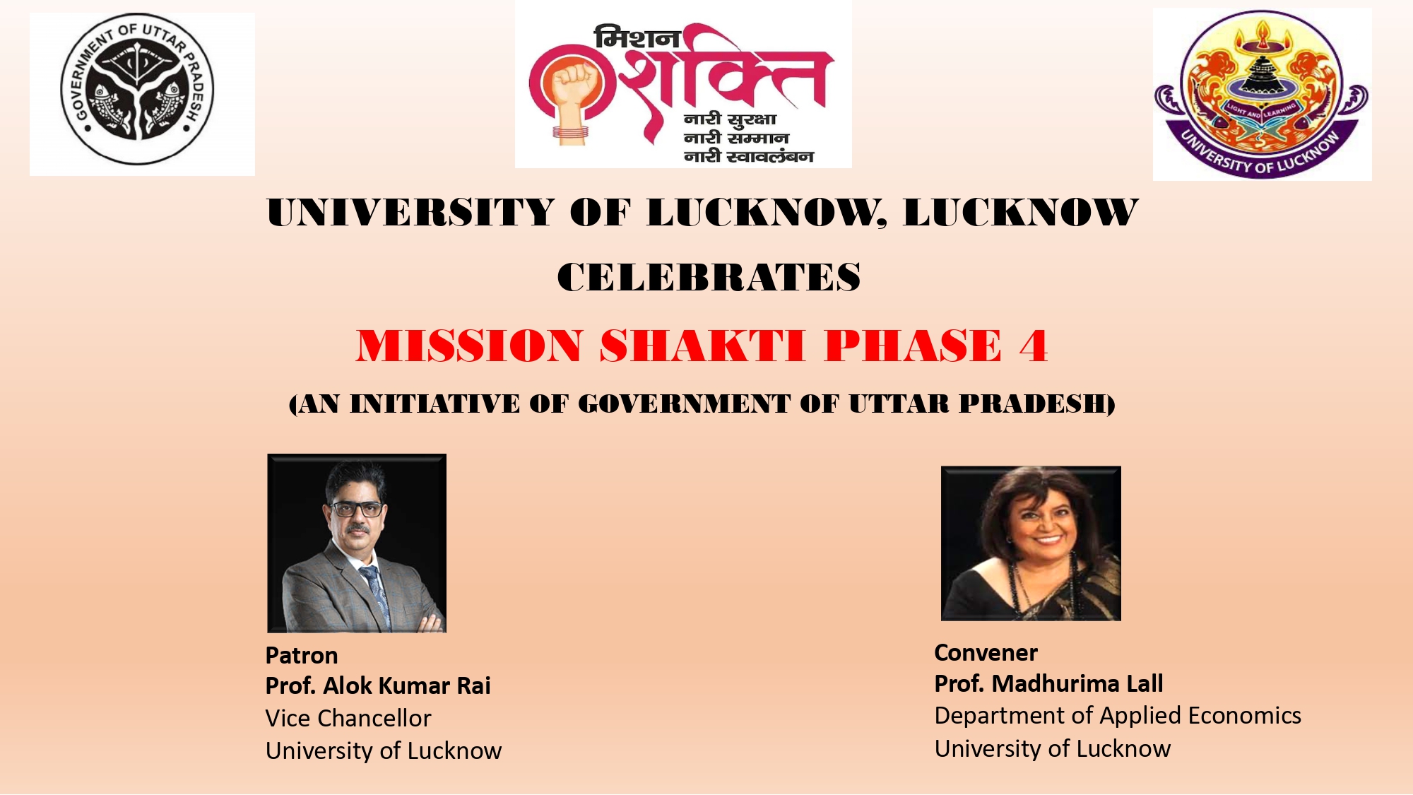 University of Lucknow Celebrates Mission Shakti (Phase 4)